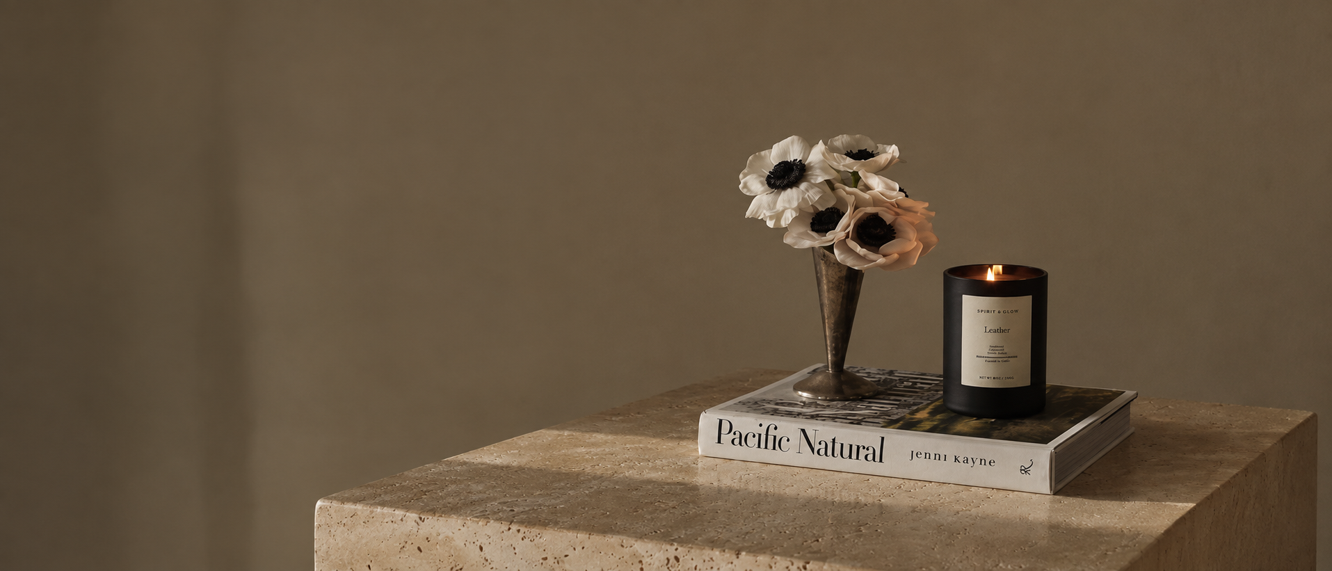 Warm interior styled with decorative details
