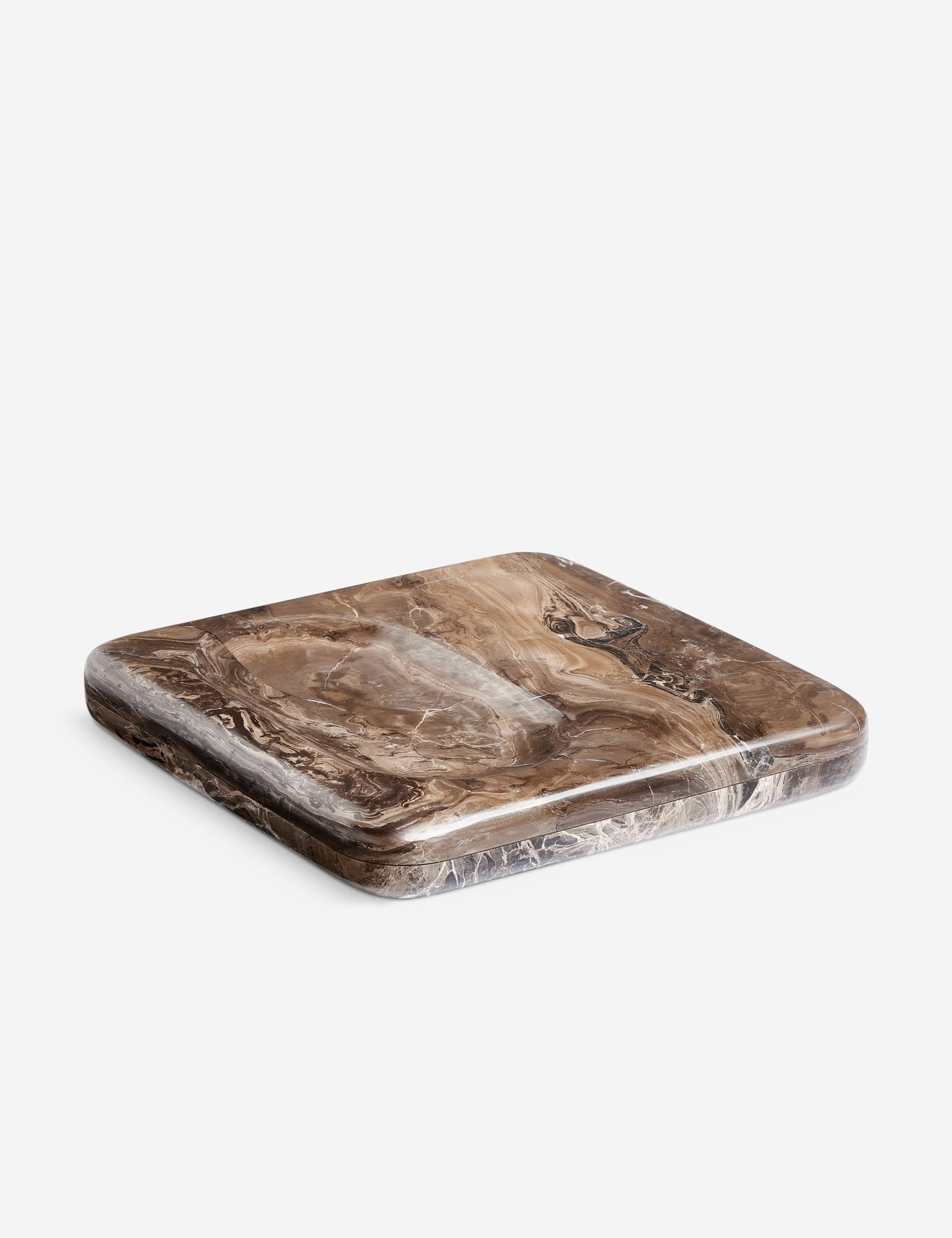 Natural Marble Stone Catchall - Brown - Image 3