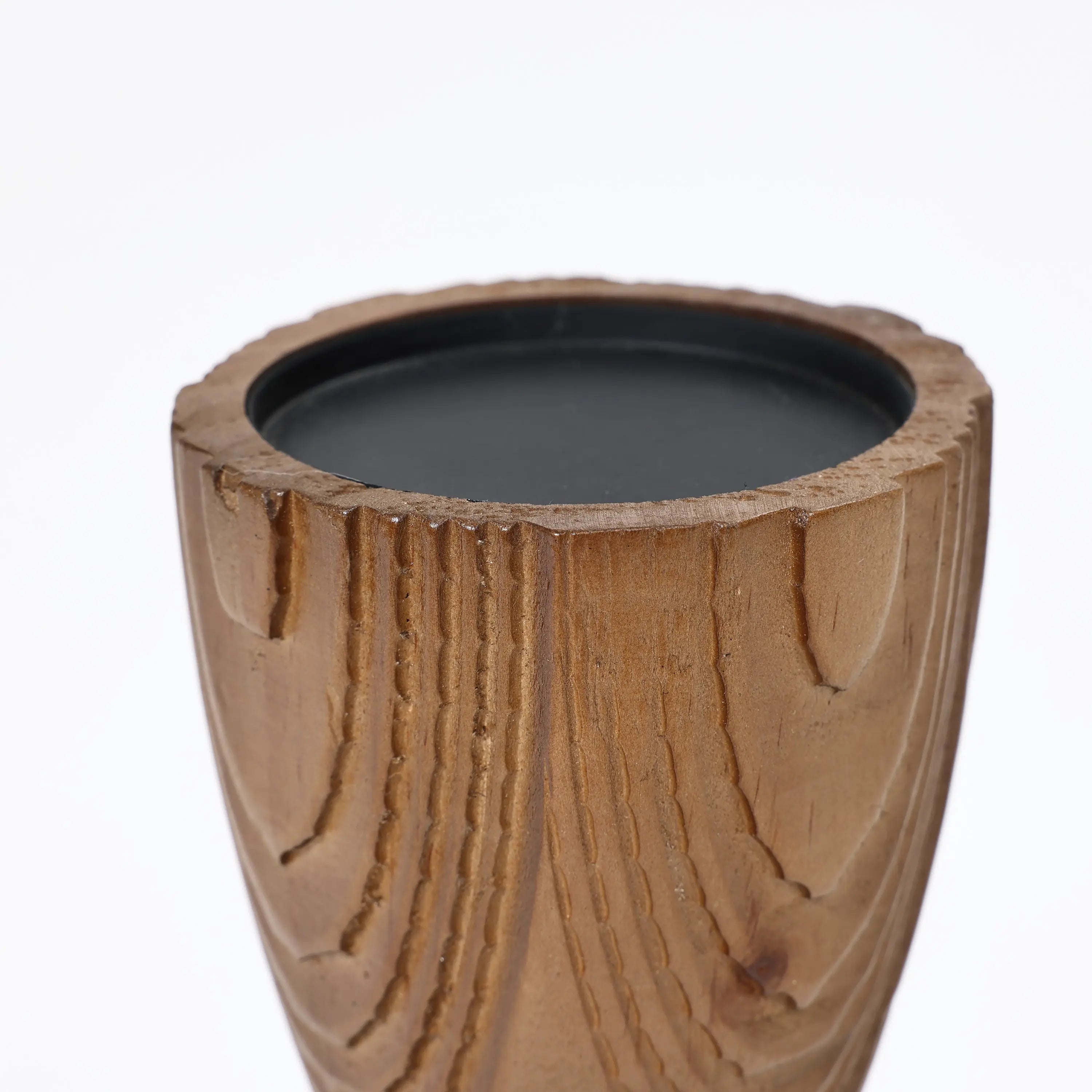 Wood candle holder, set of 3 - Image 6