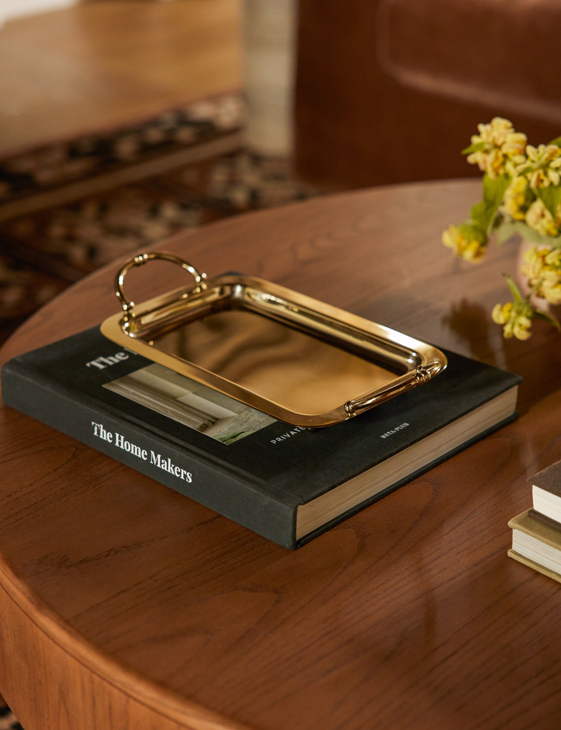 Gold Steel Tray - Gold