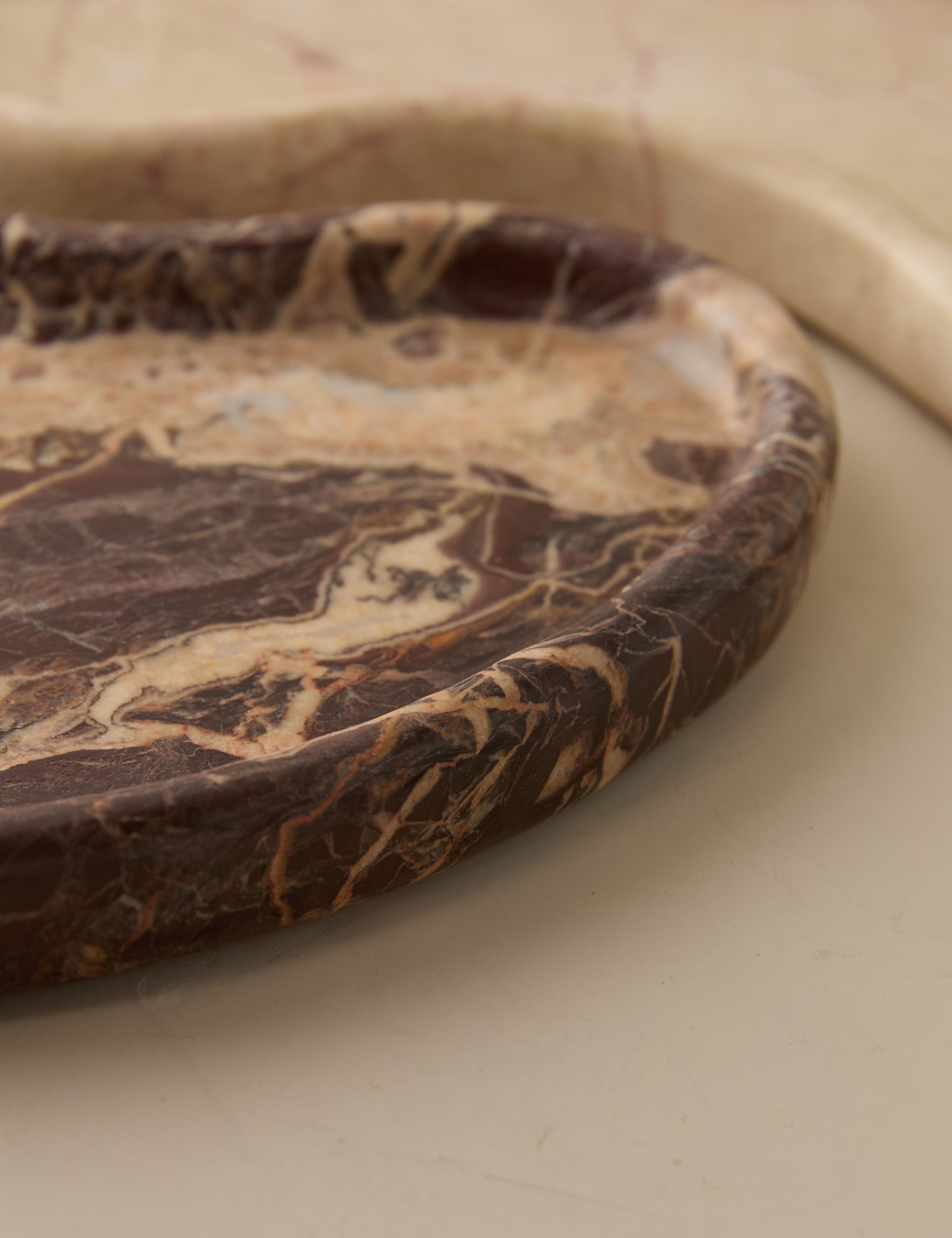 Organic Marble Trays (Set of 2) - Pink - Image 5